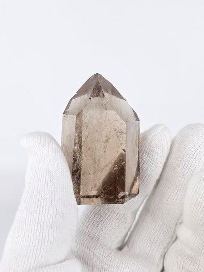 Pointe de quartz fumé – 86 g | Brésil