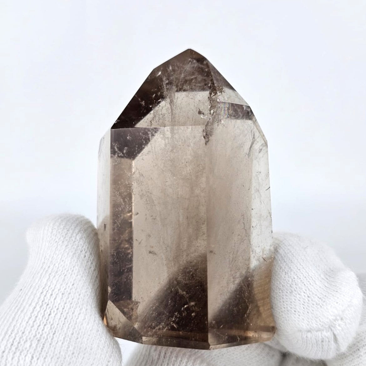 Pointe de quartz fumé – 86 g | Brésil
