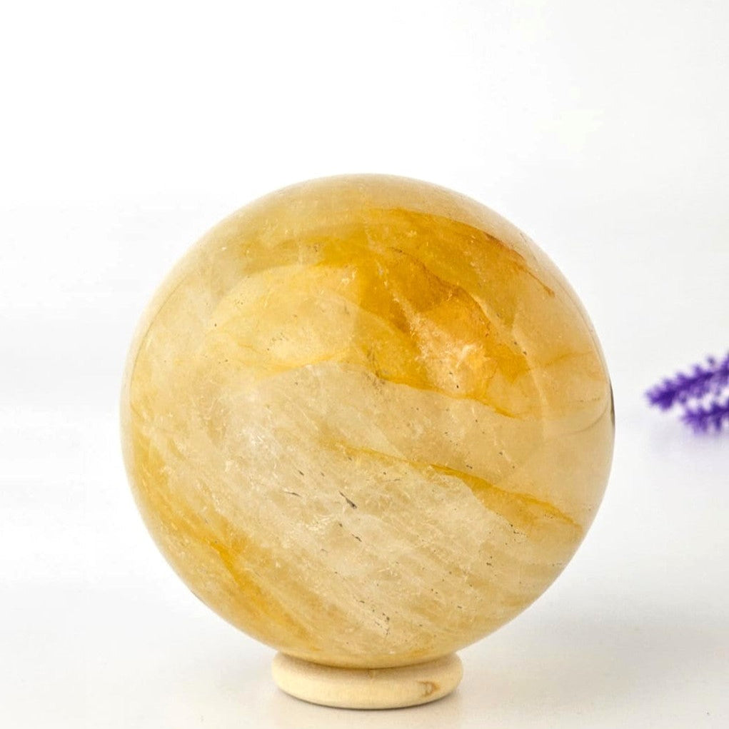golden healer sphere on a white background