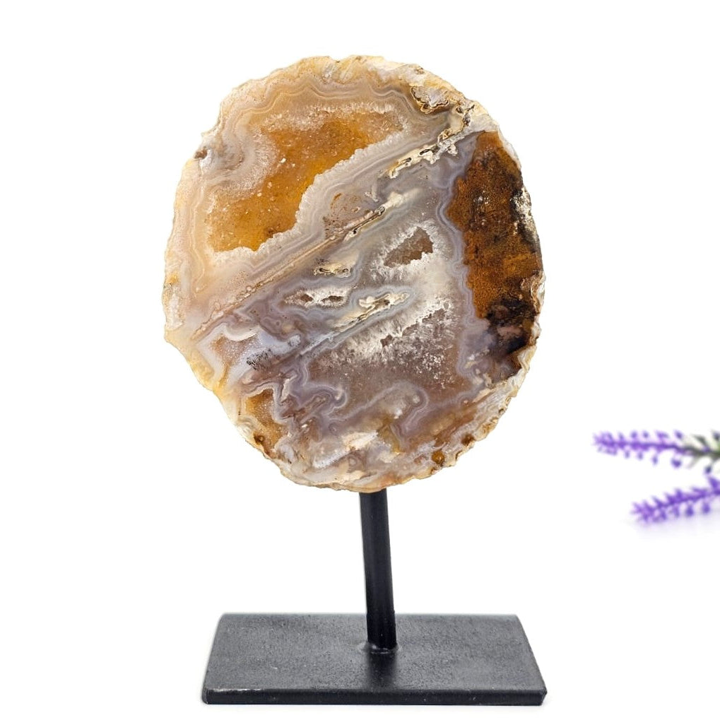 Brazilian high quality geode on stand