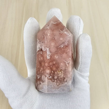 Tour d'améthyste rose – Qualité A – 261 g | Brésil