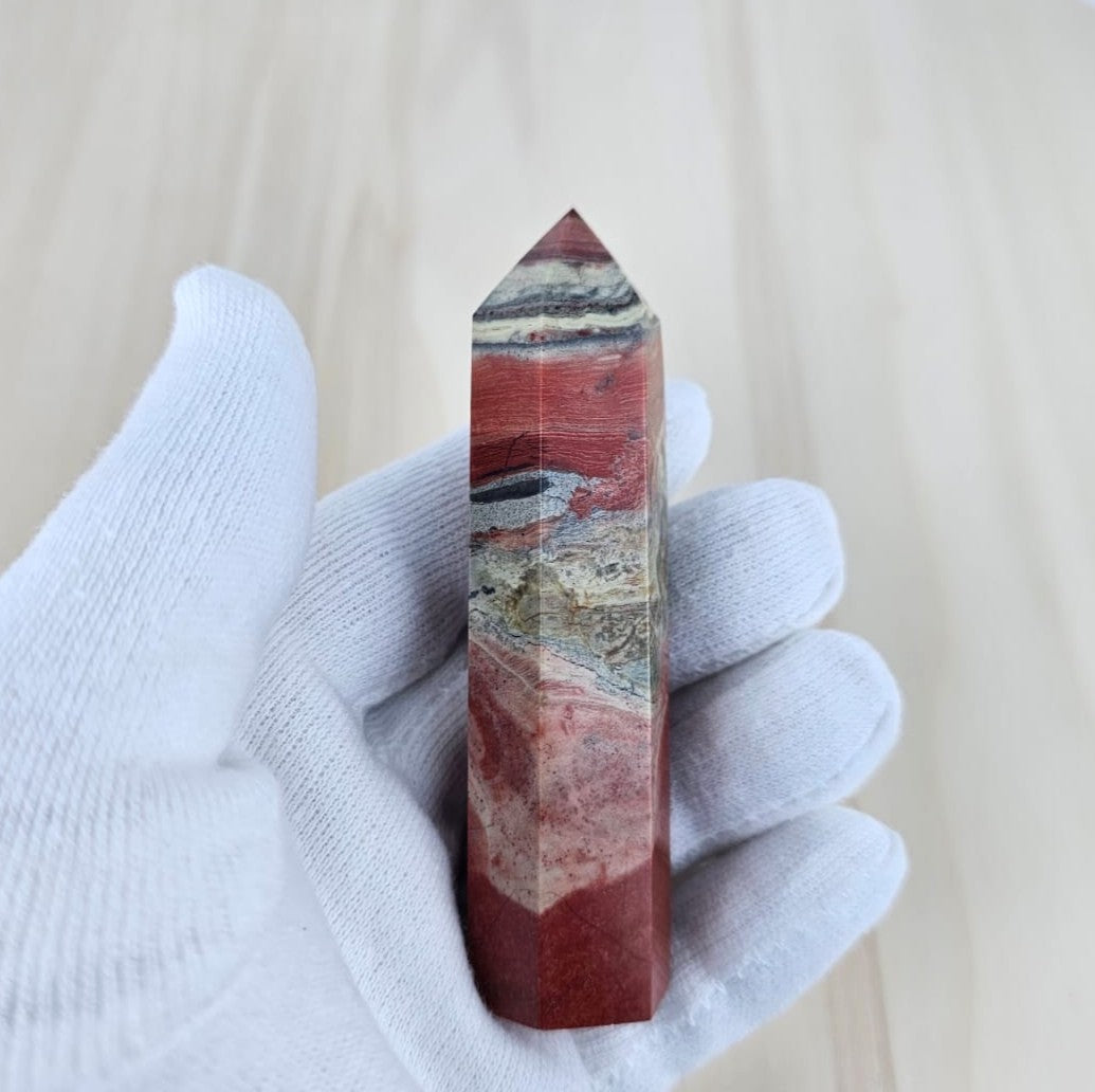 Tour de jaspe rouge – 96 g | Inde