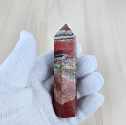 Tour de jaspe rouge – 96 g | Inde