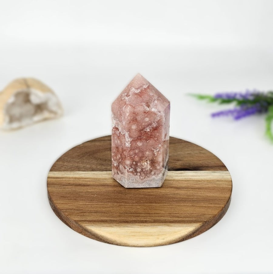 Tour d'améthyste rose – Qualité A – 261 g | Brésil