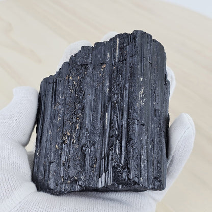 black tourmaline front hand