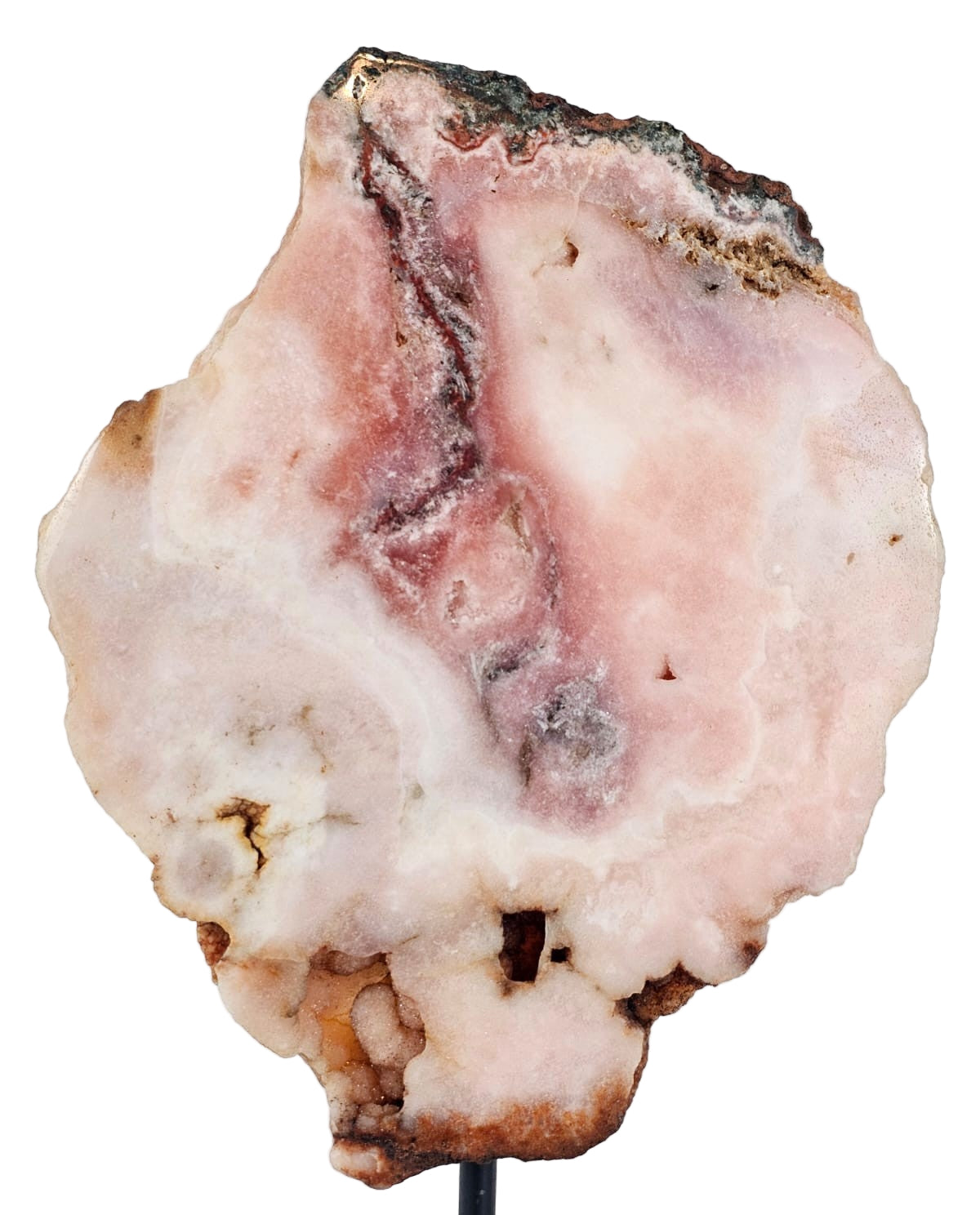 pink amethyst front zoom