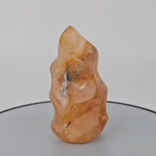 Golden healer flame sculpture video