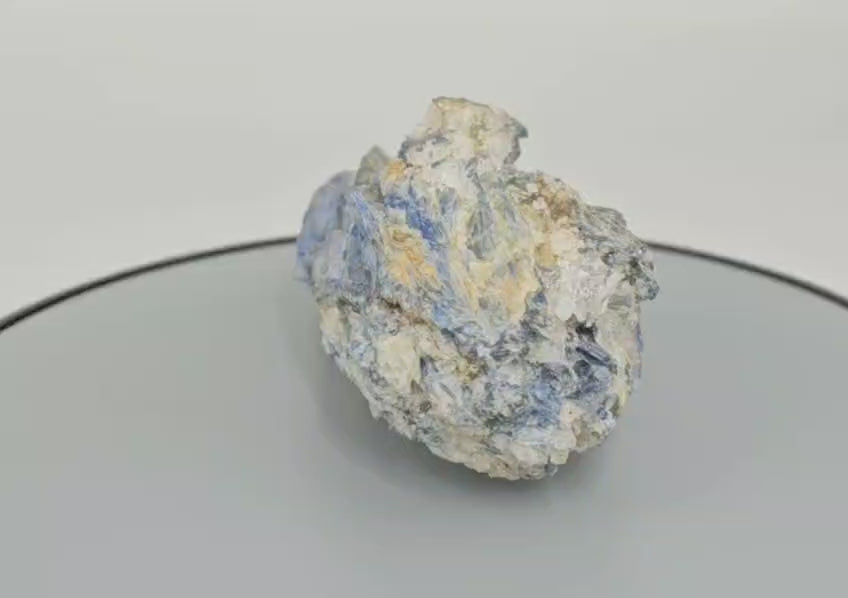 Blue kyanite in matrix video